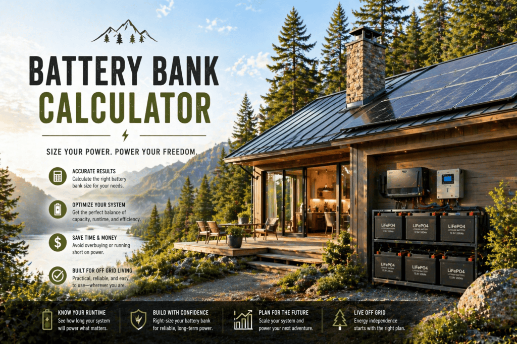 Battery Bank Size Calculator