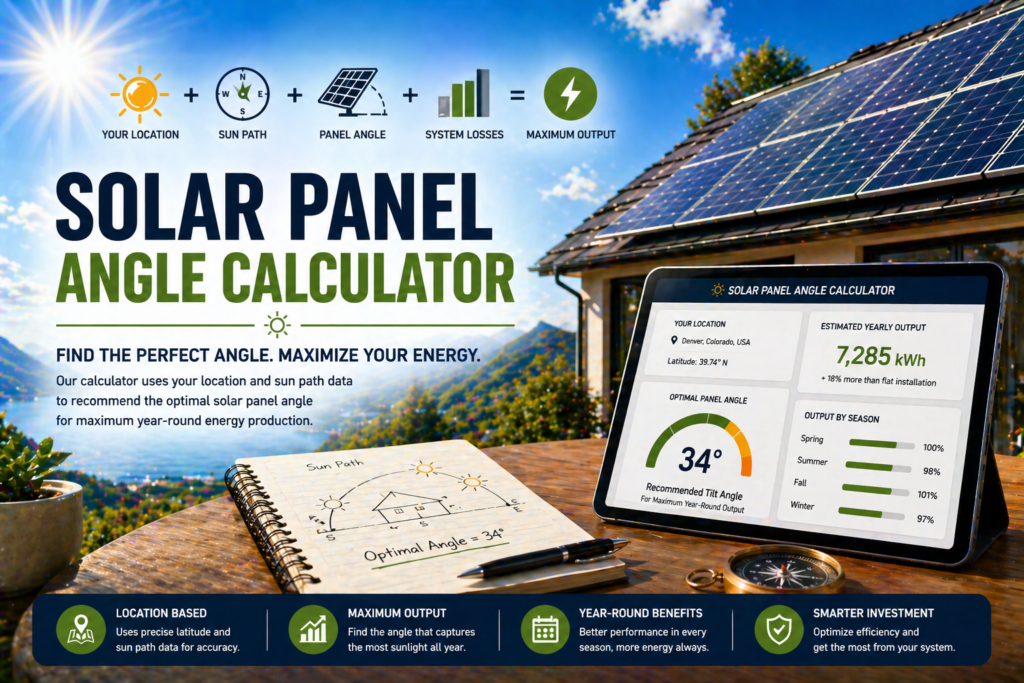 Solar Panel Angle Calculator