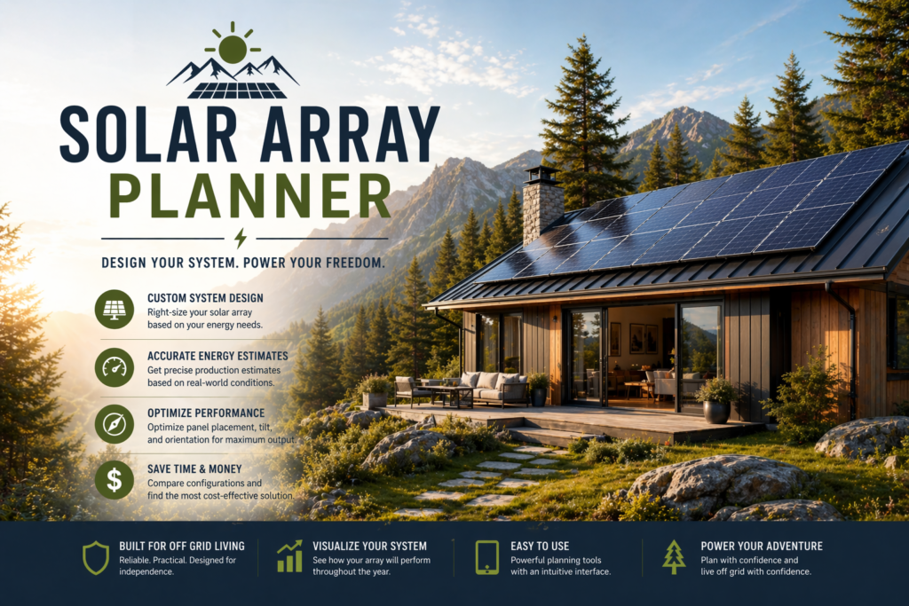 Solar Panel Array Size Calculator