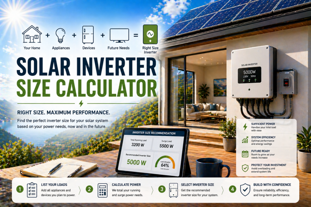 Solar Inverter Size Calculator